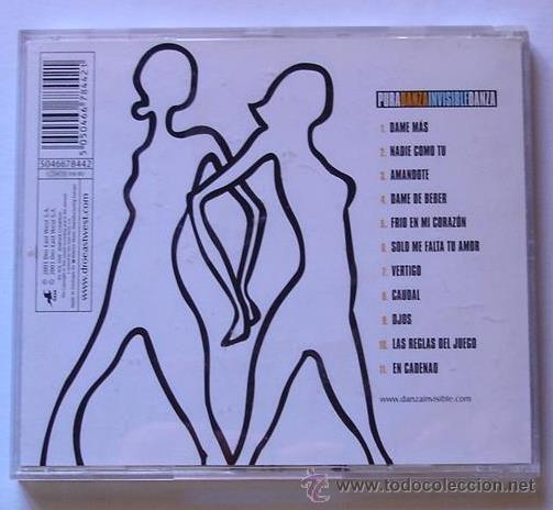 CDs de m&uacute;sica: DANZA INVISIBLE - PURA DANZA (CD) - Foto 2