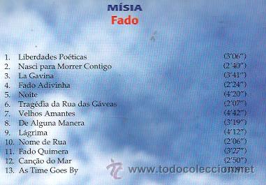 CDs de m&uacute;sica: CD MISSIA ; FADO - Foto 2