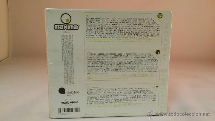 CDs de m&uacute;sica: CD &ndash; M&aacute;xima Vol. 3 (Nuevo, Precintado) - Foto 2