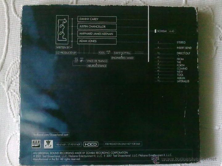 CDs de m&uacute;sica: TOOD - SCHISM - MAXI - Foto 2