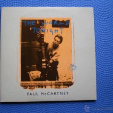 CDs de Música: PAUL MCCARTNEY THE WORLD TONIGHT CD/S USA1997 3 .PICTURE DISC MORADO.JEFF LYNNE,RINGO,PAUL .PDELUXE. Lote 48338895