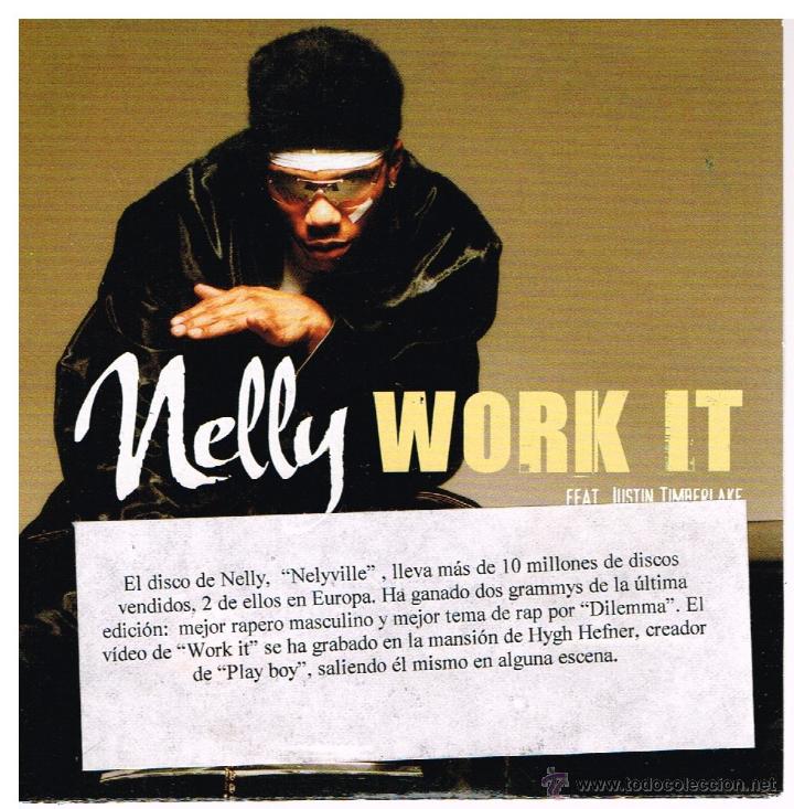 CDs de m&uacute;sica: Nelly - Work It - Cd Single 2003 - Promo - Foto 1