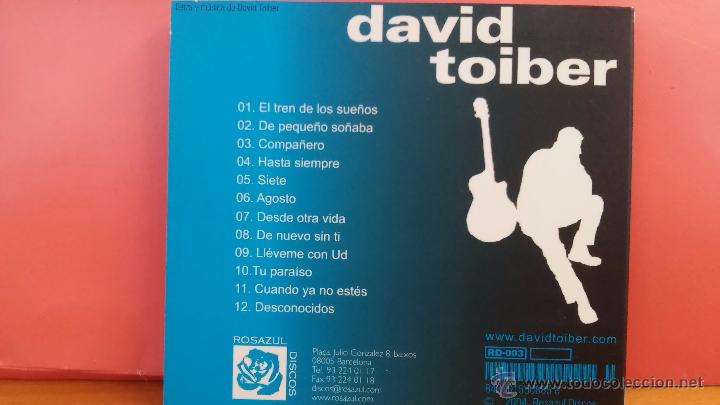 CDs de m&uacute;sica: DAVID TOIBER - Persigue tus Sue&ntilde;os - CD - 2004 - Cantautor - Foto 2