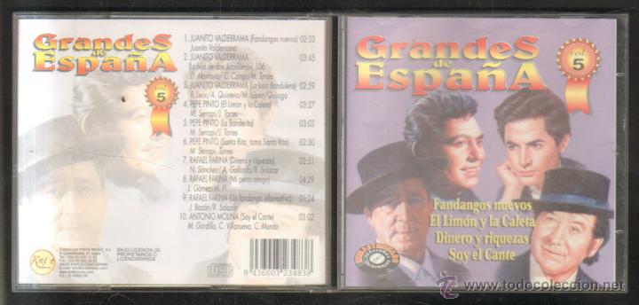 Music CDs: GRANDES DE ESPA&Ntilde;A. VOL.5.     CD-FLA-629