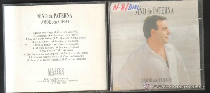 Music CDs: NI&Ntilde;O DE PATERNA. AMOR DE FUEGO.      CD-FLA-633
