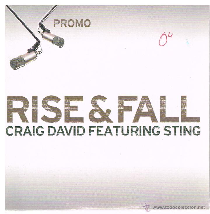 CDs de m&uacute;sica: Craig David featuring Sting - Rise & Fall - Cd Single 2003 - Promo - Foto 1