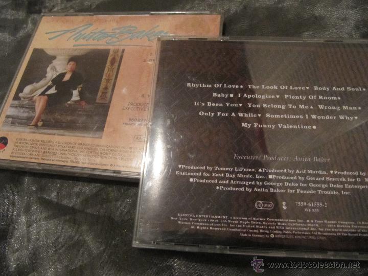 CDs de m&uacute;sica: LOTE 2 CDS ANITA BAKER - Foto 3