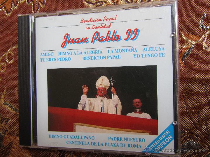 CDs de M&uacute;sica: CD DE EL PAPA EN MEXICO- SU SANTIDAD JUAN PABLO II- CON 10 CANCIONES- ORIGINAL 94-NUEVO A ESTRENAR