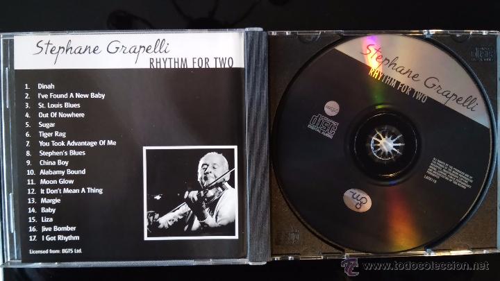 CDs de m&uacute;sica: STEPHANE GRAPELLI - Rhythm for two - CD - Foto 2