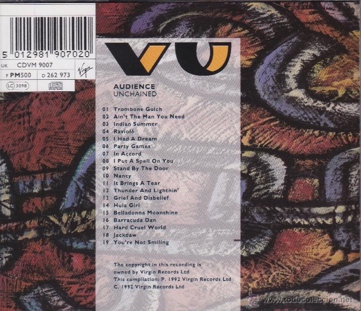 CDs de m&uacute;sica: AUDIENCE - UNCHAINED - compact disc.mirar portes antes de comprar - Foto 2