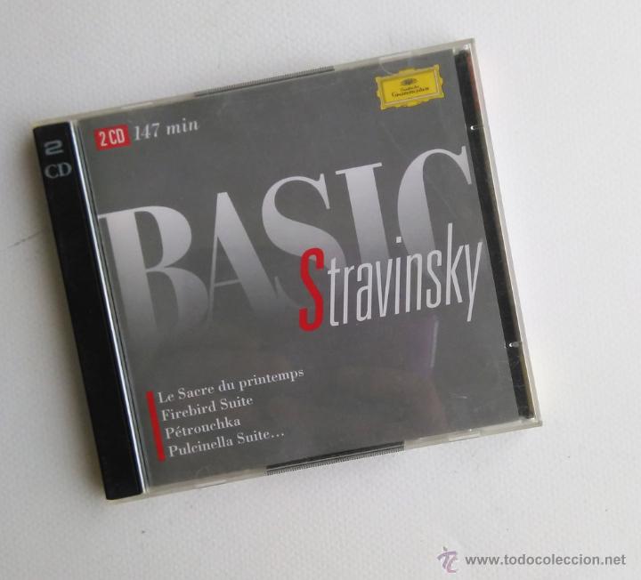 CDs de m&uacute;sica: basic Stravinsky. 2 cds con sus mejores obras (Consagraci&oacute;n de la primavera, etc)