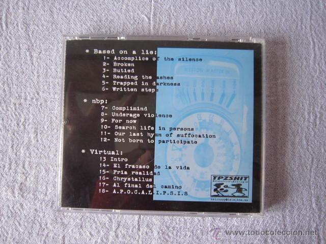 CDs de m&uacute;sica: CD-3 WAY-SPLIT-H.C. NEW SCHOOL CON BASED ON A LIE-NBP-VIRTUAL (TO SPLIT OR NOT TO SPLIT)-2001 - Foto 2