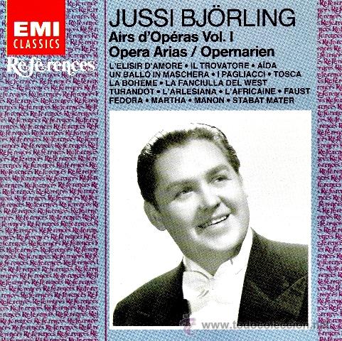 Music CDs: CLASICA.JUSSI BJ&Ouml;RLING - ARIAS y CANCIONES, VOL. 1 - compact disc.mirar portes antes de comprar