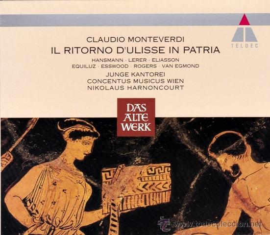 Music CDs: CLASICA.MONTEVERDI - IL RITORNO D'ULISSE IN PATRIA - (DESPRECINTADO) '1' 3 compact disc.mirar portes