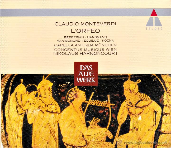 Music CDs: CLASICA.MONTEVERDI - L'ORFEO - (DESPRECINTADO) 2 compact disc.mirar portes antes de comprar