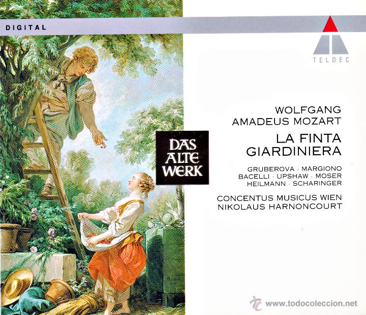 Music CDs: CLASICA.MOZART - LA FINTA GIARDINIERA - (DESPRECINTADO) 3 compact disc.mirar portes antes de comprar