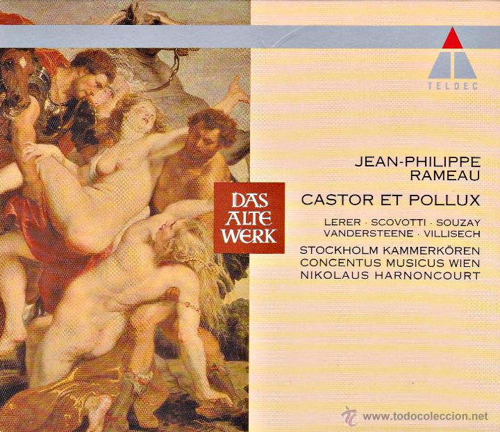 Music CDs: CLASICA.RAMEAU - CASTOR ET POLLUX - (DESPRECINTADO) 3 compact disc.mirar portes antes de comprar