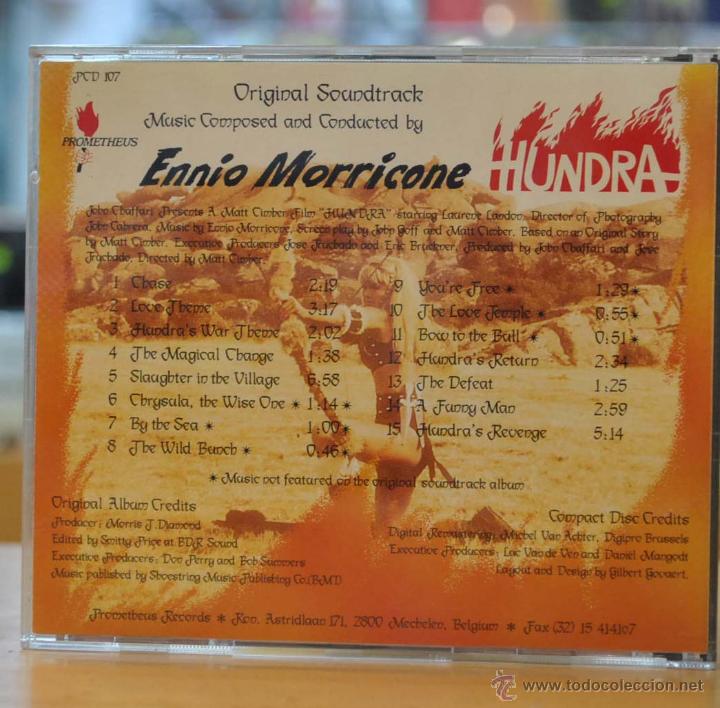 CDs de m&uacute;sica: HUNDRA - ENNIO MORRICOE - BSO - CD - Foto 2