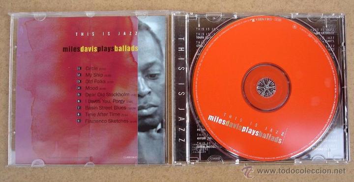 CDs de m&uacute;sica: MILES DAVIS - PLAYS BALLADS (CD) - Foto 2