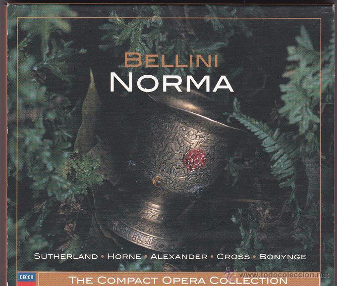 CDs de m&uacute;sica: Bellini - Norma - Sutherland - Richard Bonynge - Decca - Foto 1