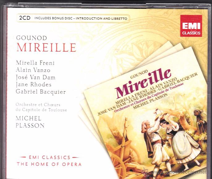 CDs de m&uacute;sica: Gounod - Mireille - Plasson - 2CD + CD Rom - Foto 1