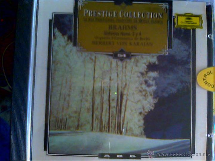 CDs de m&uacute;sica: Brahms - Sinfon&iacute;as num. 3 y 4 - Foto 1
