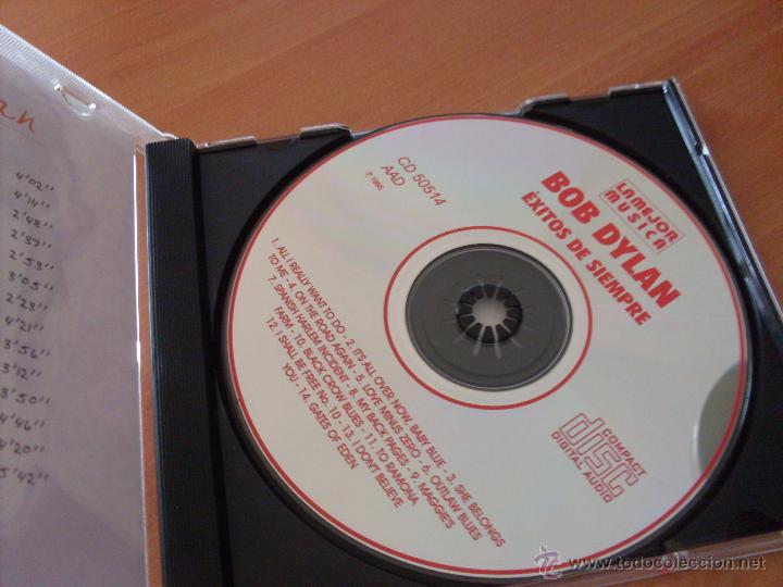 CDs de m&uacute;sica: BOB DYLAN (EXITOS DE SIEMPRE) CD 14 TRACKS ESPA&Ntilde;A 1994 (CDIB26) - Foto 2