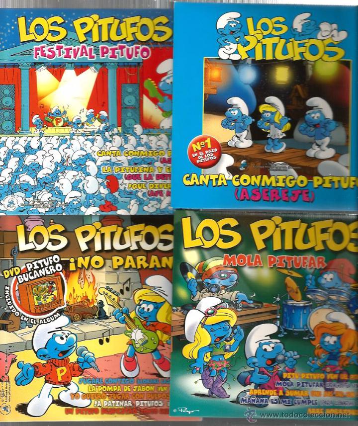 CDs de m&uacute;sica: 4 CD&acute;S PROMO : LOS PITUFOS - Foto 1
