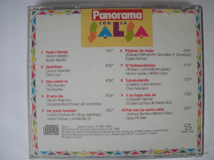 CDs de m&uacute;sica: MAGNIFICO DE -PANORAMA - CON LA SALSA - - Foto 2