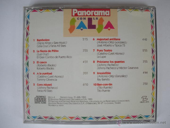 CDs de m&uacute;sica: MAGNIFICO CD DE- PANORAMA - CON LA SALSA - - Foto 2