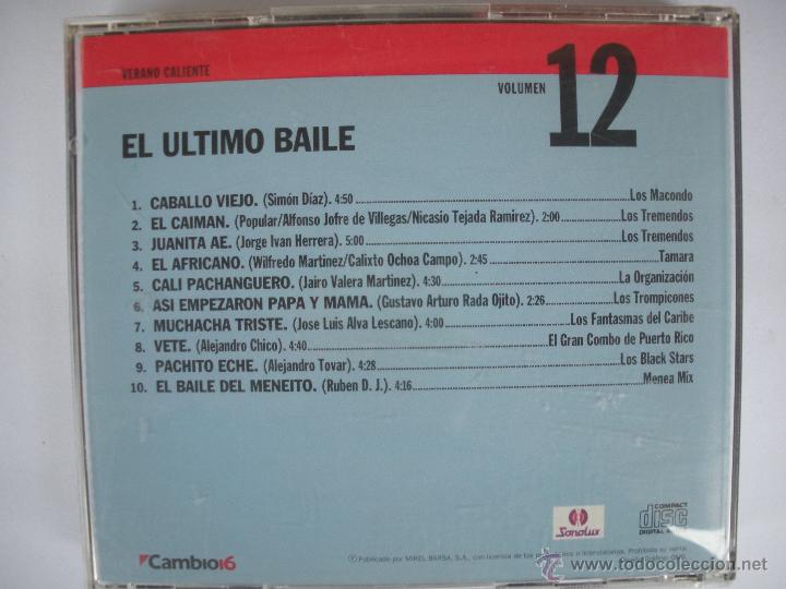 CDs de m&uacute;sica: MAGNIFICO CD - VERANO CALIENTE -  EL ULTIMO BAILE - - Foto 2