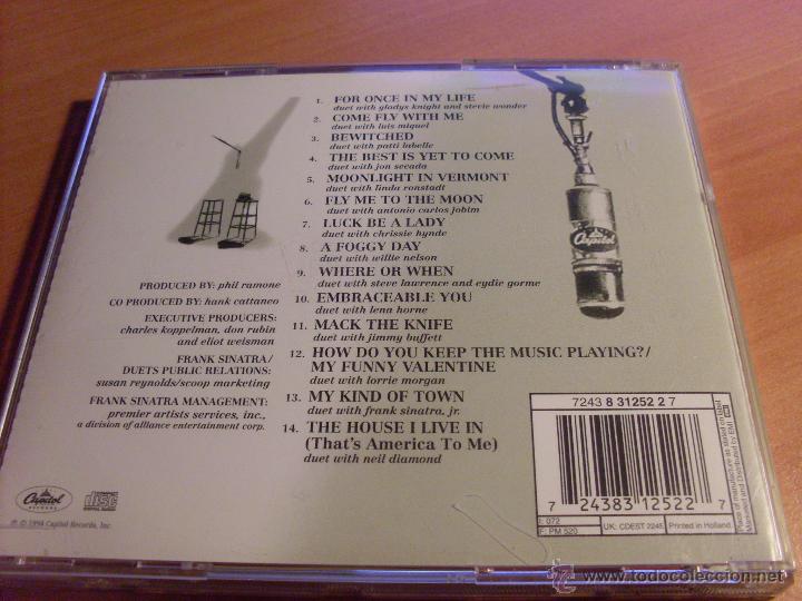 CDs de m&uacute;sica: FRANK SINATRA (DUETS II) CD 14 TRACKS HOLANDA (CDIB18) - Foto 3