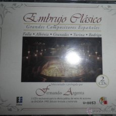 CDs de Música: EMBRUJO CLASICO. 2 CDS . GRANDES COMPOSITORES ESPAÑOLES . FALLA. ALBENIZ GRANADOS . TURINA .RODRIGO 
