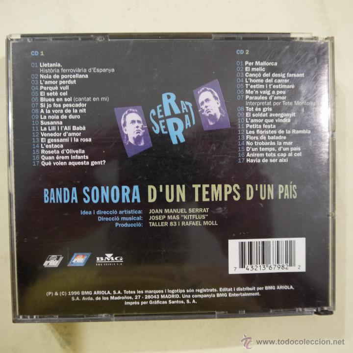 CDs de m&uacute;sica: BSO DUN TEMPS DUN PAIS - 2 CDS - 1996 - Foto 2