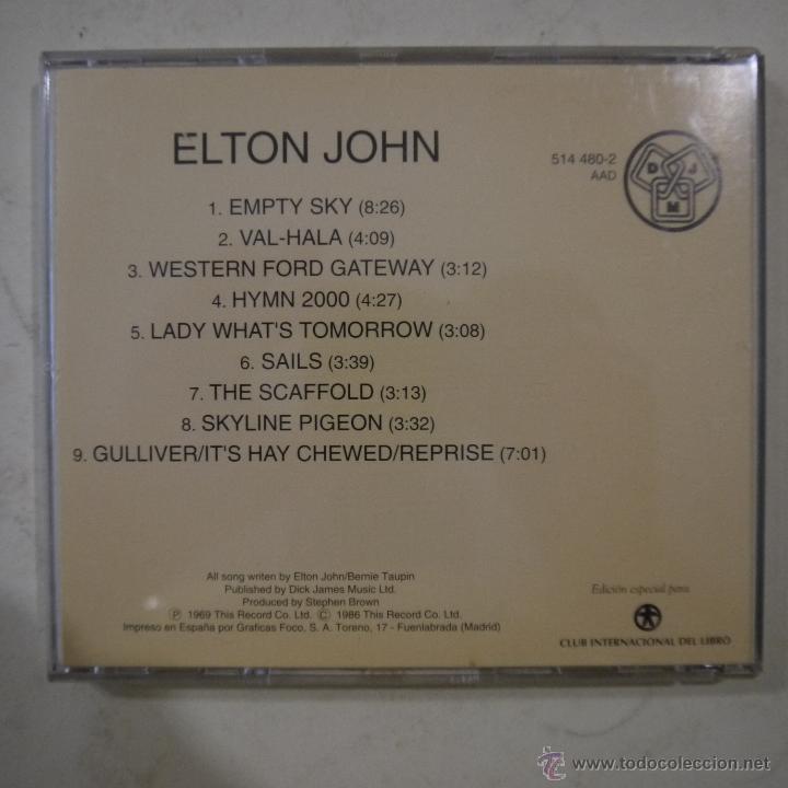 CDs de m&uacute;sica: ELTON JOHN - LOS 60 DE LOS 60 - CD 1986 - Foto 2