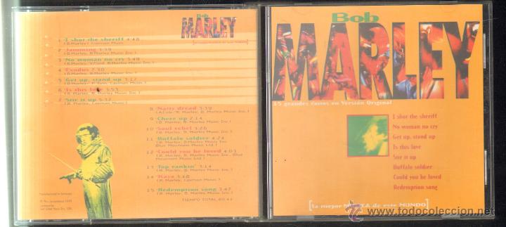 CDs de m&uacute;sica: BOB MARLEY. 15 GRANDES EXITOS EN VERSION ORIGINAL.     CD-SOLEXT-666 - Foto 1