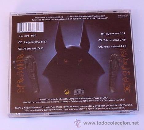 CDs de m&uacute;sica: ANUBIS - AL OTRO LADO (CD) - Foto 3