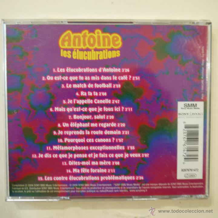 CDs de m&uacute;sica: ANTOINE - LES ELUCUBRATIONS - CD 2006 - Foto 2