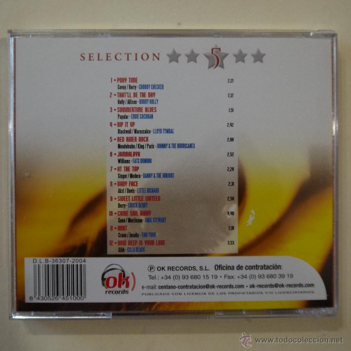 CDs de m&uacute;sica: SELECTION 5 ESTRELLAS - CHUBBY CHECKER, BUDDY HOLLY - CD - Foto 2
