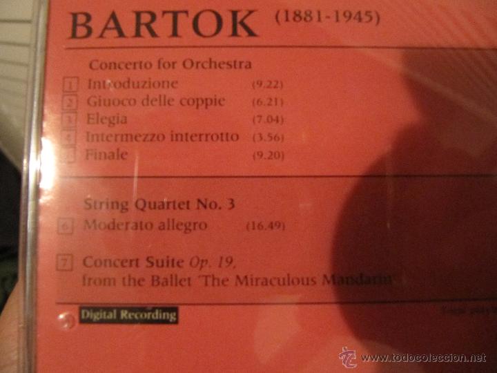 CDs de m&uacute;sica: BARTOK CONCERTO FOR ORCHESTRA - Foto 2