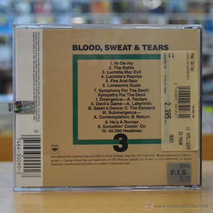 CDs de m&uacute;sica: BLOOD SWEAT &amp; TEARS - 3 - CD - Foto 2
