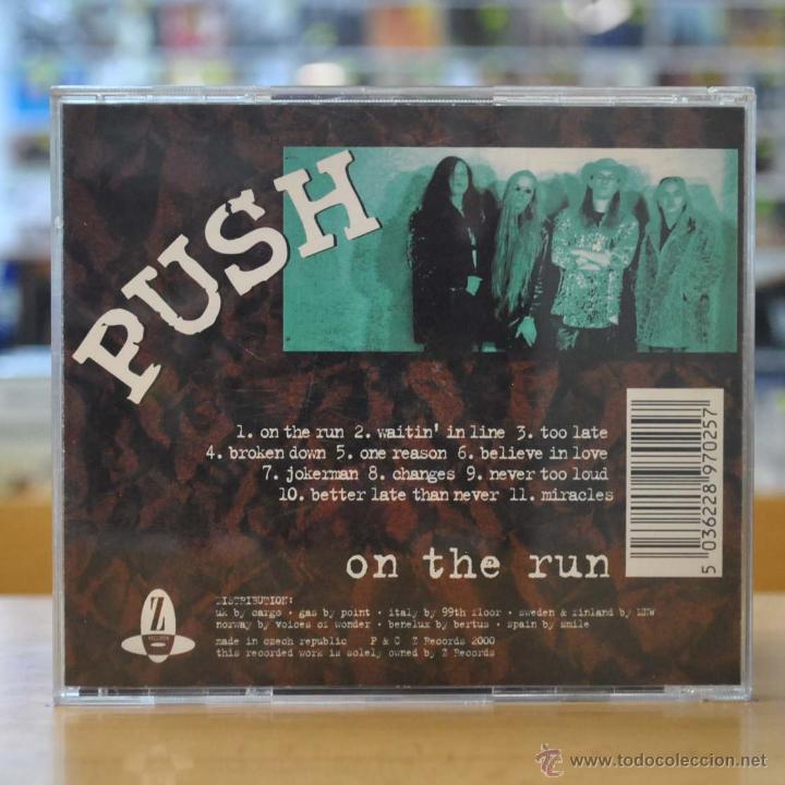 CDs de m&uacute;sica: PUSH - ON THE RUN - CD - Foto 2