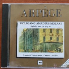 CDs de Música: WOLFGANG AMADEUS MOZART: SINFONIAS NUMERO 24, 25 Y 29 – ORQUESTA FESTIVAL – CD ARPEGE ARPEGIO. Lote 49240875