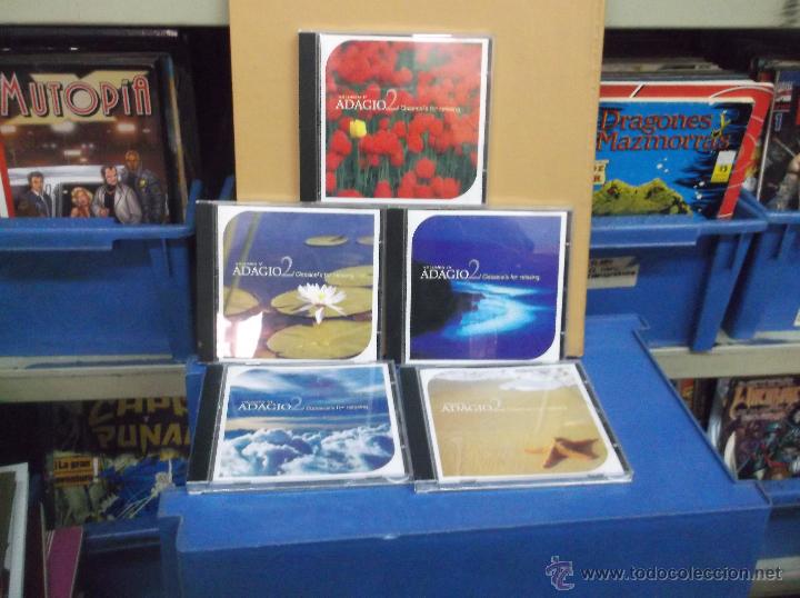 CDs de m&uacute;sica: ADAGIO, CLASSICAL'S FOR RELAXING - 5 CD&acute;S