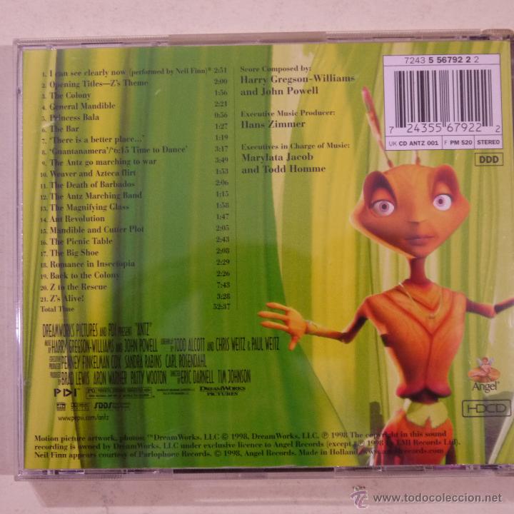 CDs de m&uacute;sica: BSO ANTZ - HORMIGAS - CD 1998 - Foto 2
