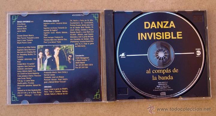 CDs de m&uacute;sica: DANZA INVISIBLE - AL COMPAS DE LA BANDA (CD) 1995 - 16 TEMAS - Foto 2