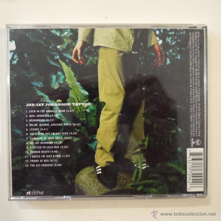 CDs de m&uacute;sica: JAY-JAY JOHANSON - TATTOO - CD 1998 - Foto 2