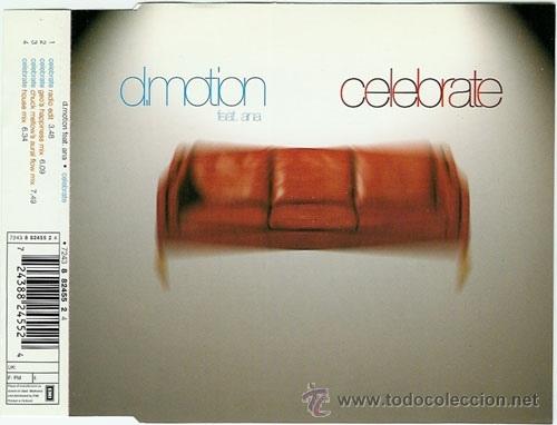 CDs de m&uacute;sica: D.Motion Feat. Ana - Celebrate cd single 4 versiones - Foto 1