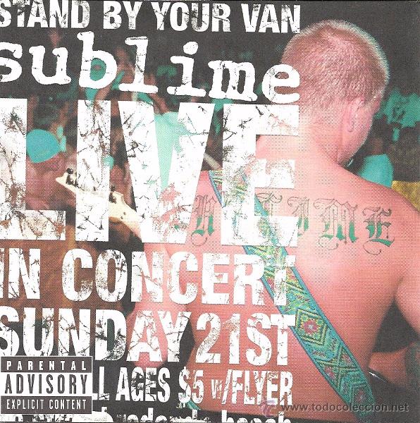 CDs de m&uacute;sica: SUBLIME - STAND BY YOUR VAN (LIVE) - 16 TRACKS - CD - Foto 1