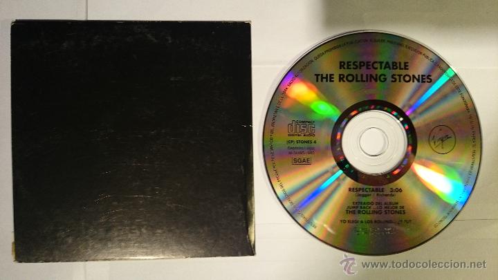 CDs de m&uacute;sica: THE ROLLING STONES - RESPECTABLE (CD SINGLE PROMO 1993) - Foto 2